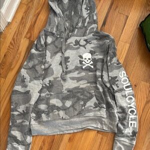 SoulCycle Gray Camo Hoodie
